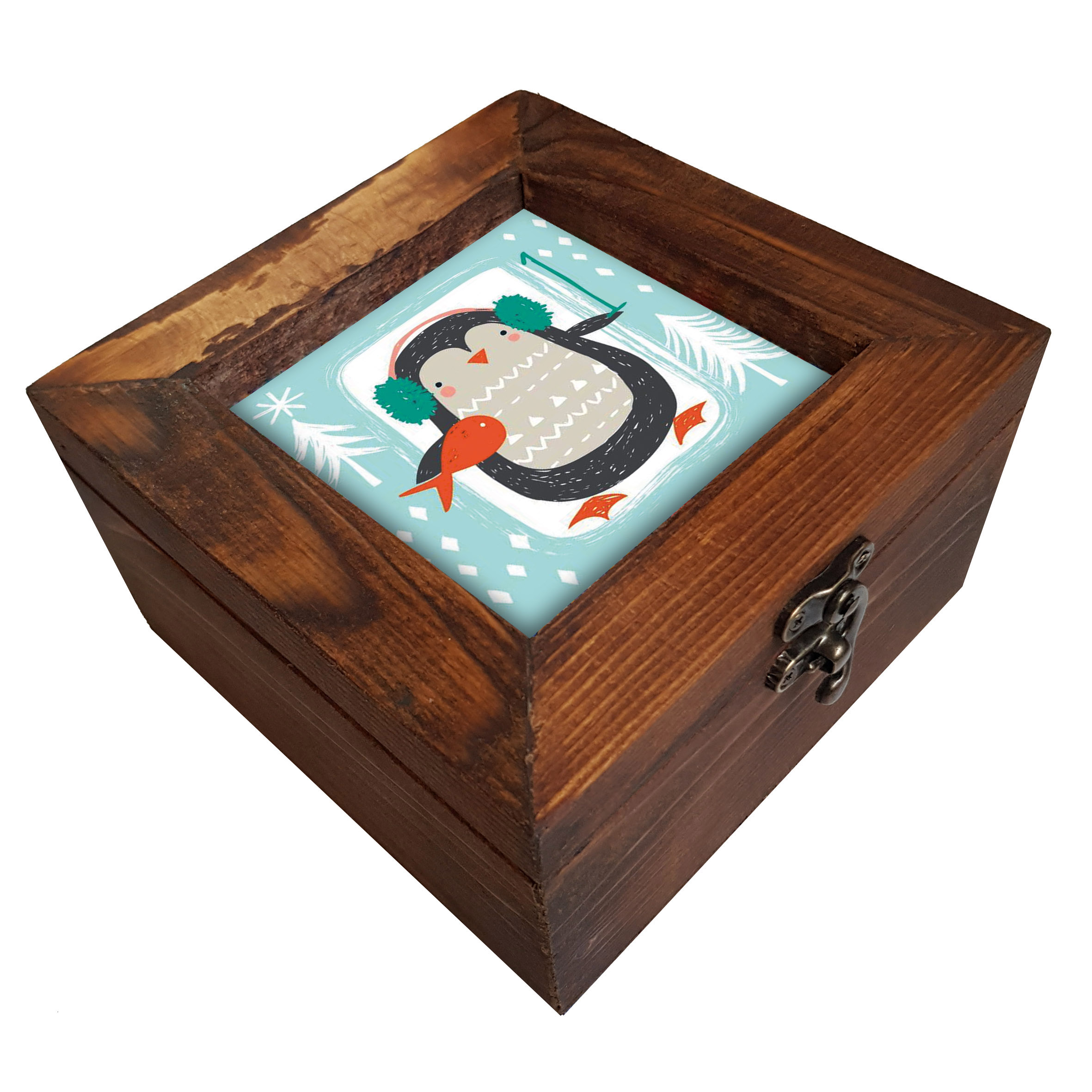 جعبه هدیه چوبی کد A72