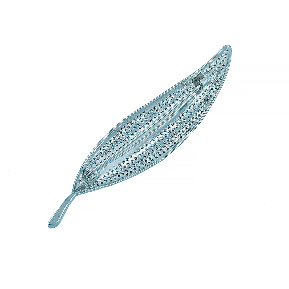 گل سینه زنانه طرح برگ کد G2052