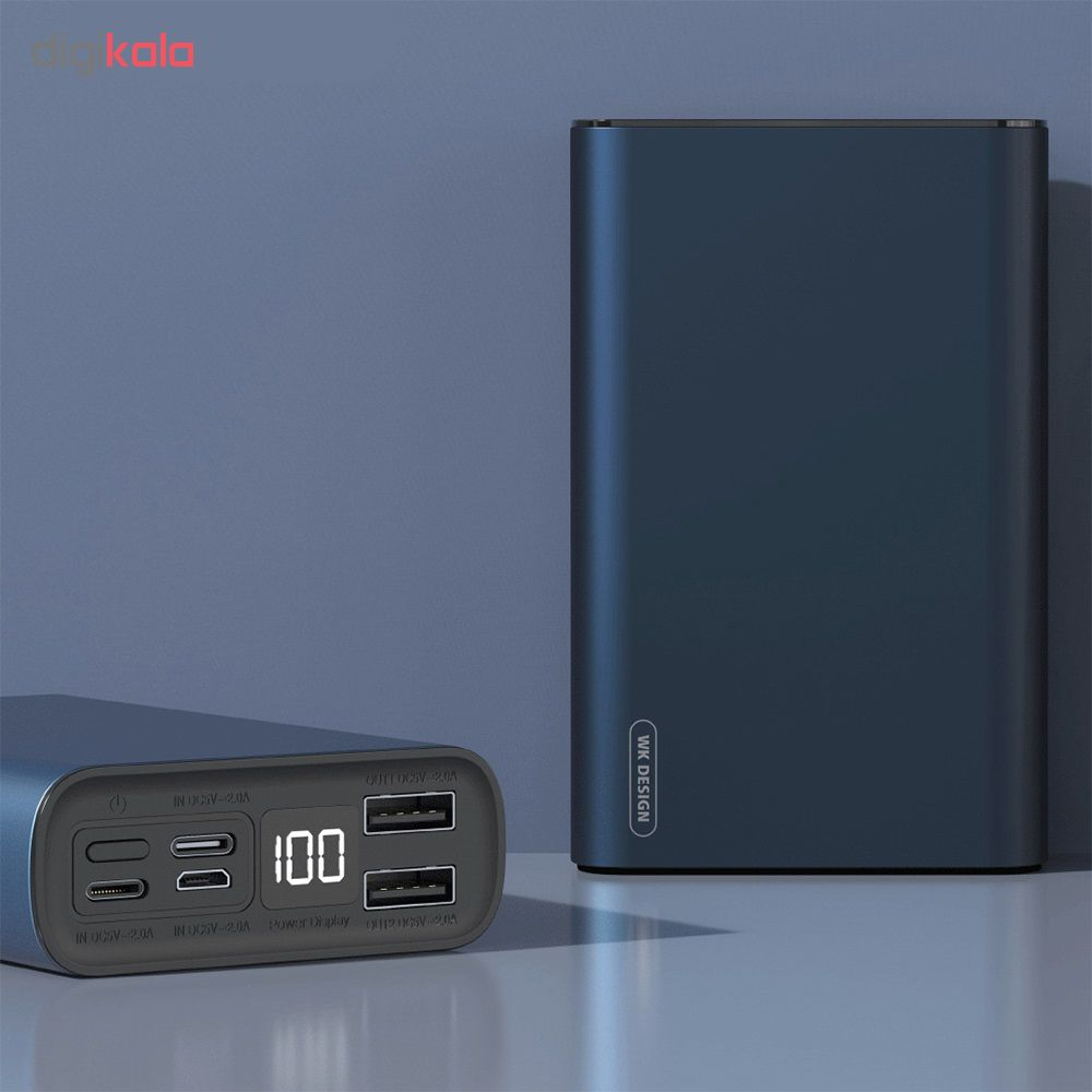 شارژر همراه دبلیو کی مدل WP-107 ظرفیت 10000 میلی آمپر ساعت
