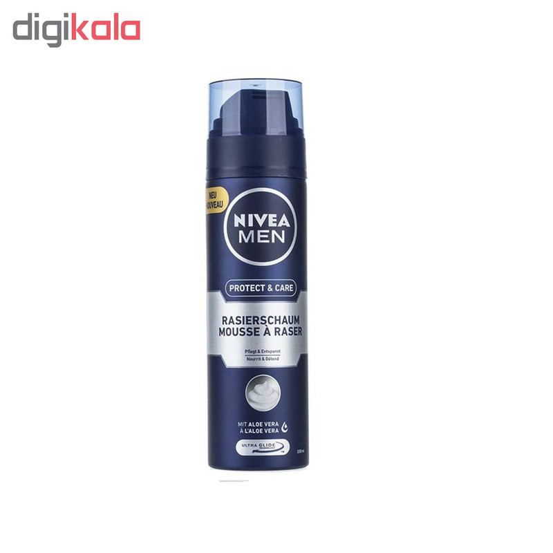 فوم اصلاح نیوآ مدل Protect And Care حجم 200 میلی لیتر