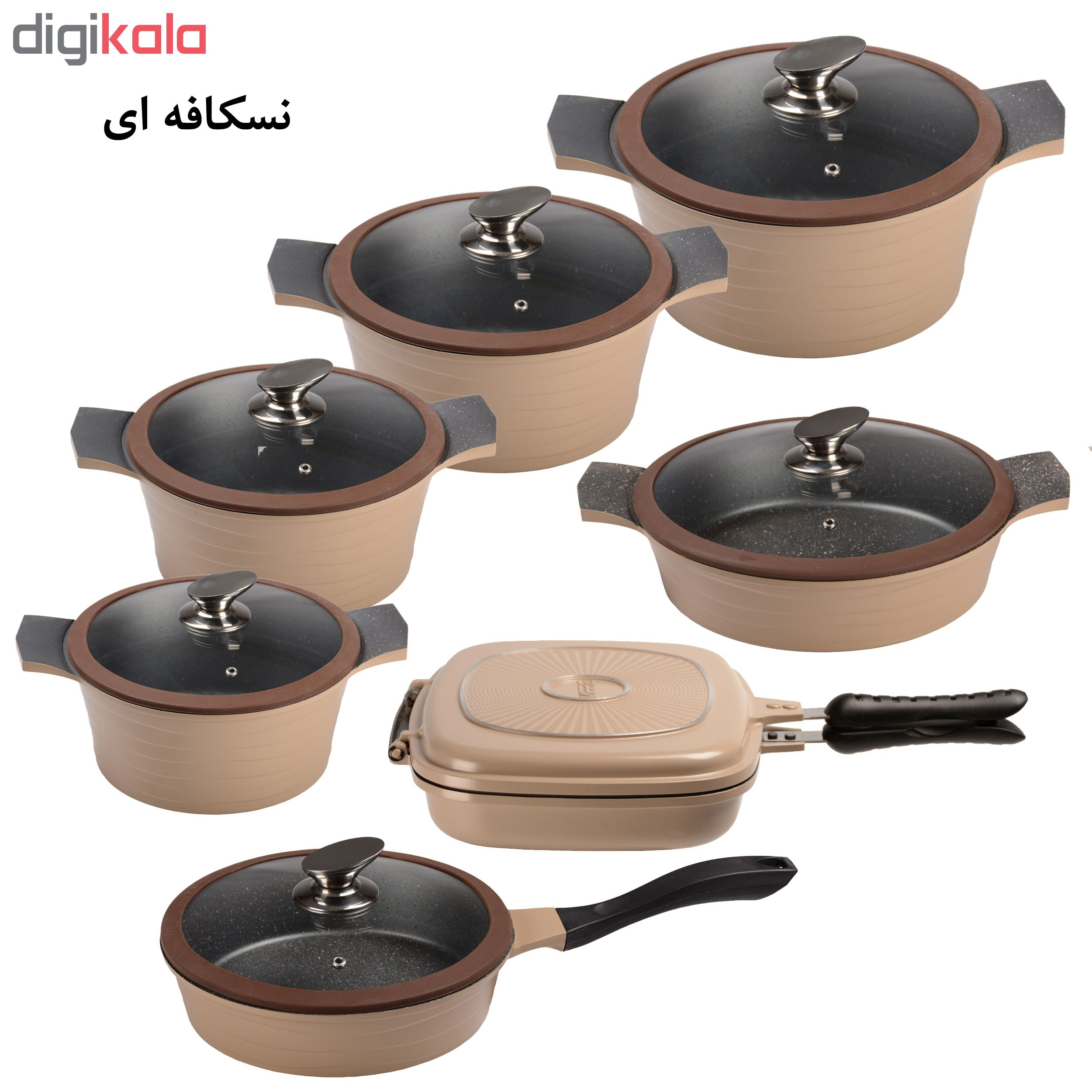 سرویس پخت و پز 14 پارچه جی فی نی کد G014