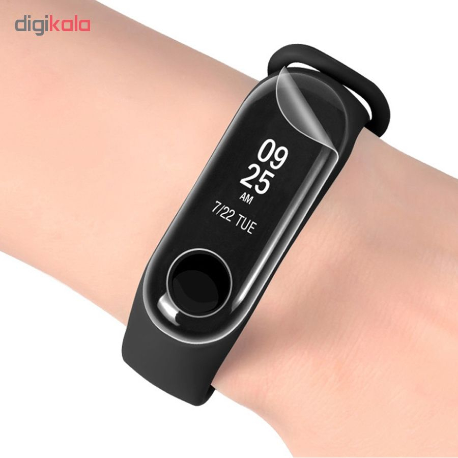 محافظ صفحه نمایش مدل FRO-2 مناسب برای مچ بند هوشمند شیائومی Mi band 3 بسته 5 عددی