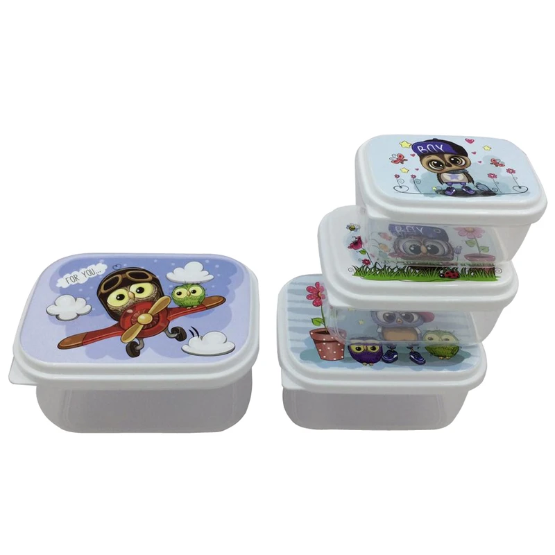 ظرف نگهدارنده زیبا کد 0006 مجموعه 4 عددی