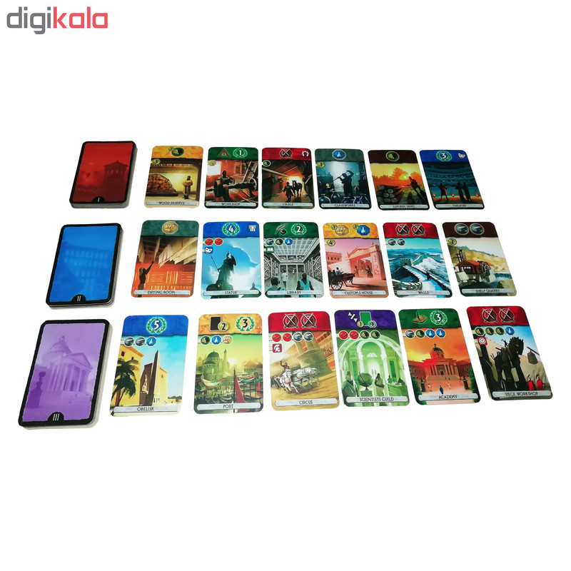 بازی فکری مدل 7wonders duel