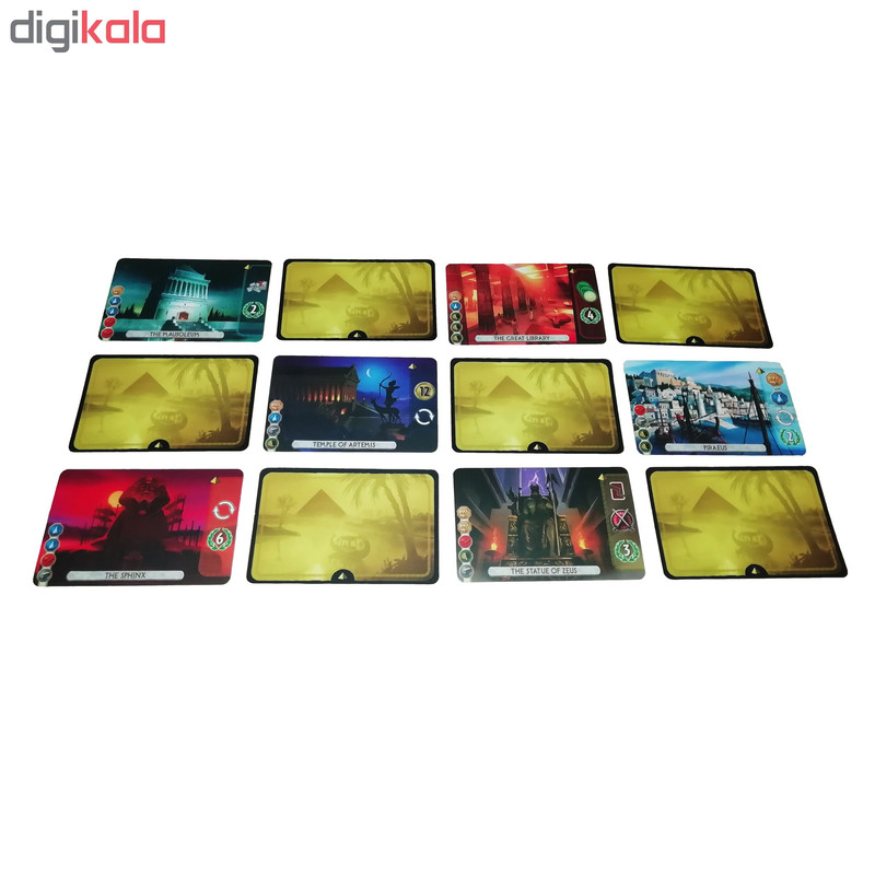 بازی فکری مدل 7wonders duel