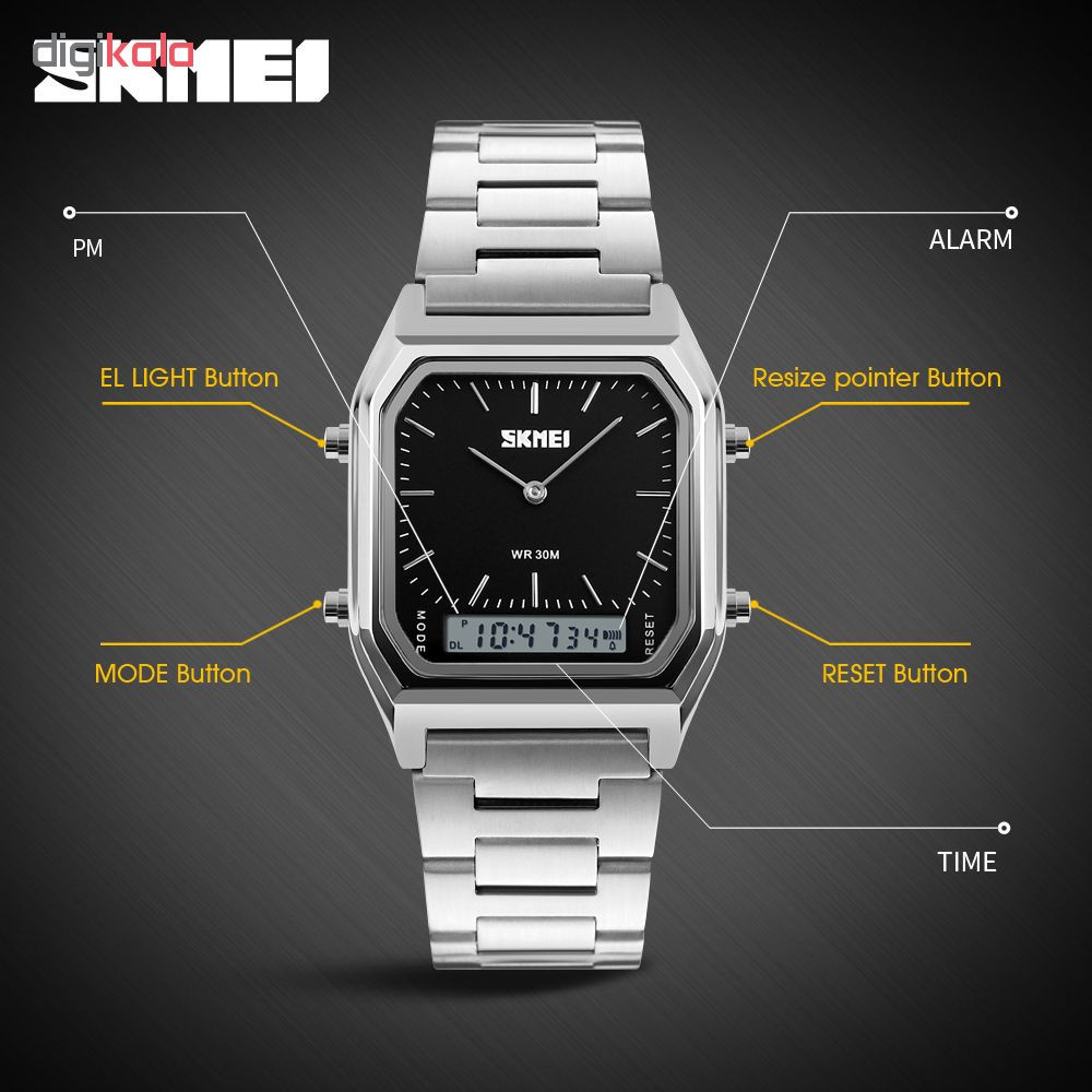 ساعت مچی عقربه ای اسکمی مدل 1220