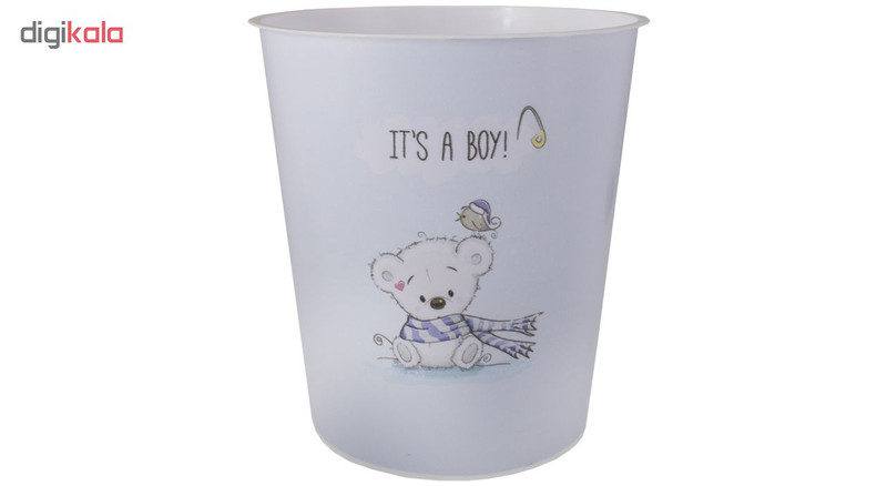 ست سطل و جادستمال اتاق کودک طرح خرس کد 4043