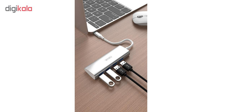 هاب 4 پورت USB-C ویوو مدل A440 2