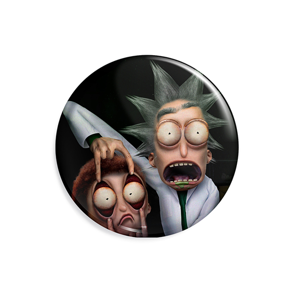 پیکسل ماسا دیزاین طرح ریک اند مورتی AS346 تک سایز