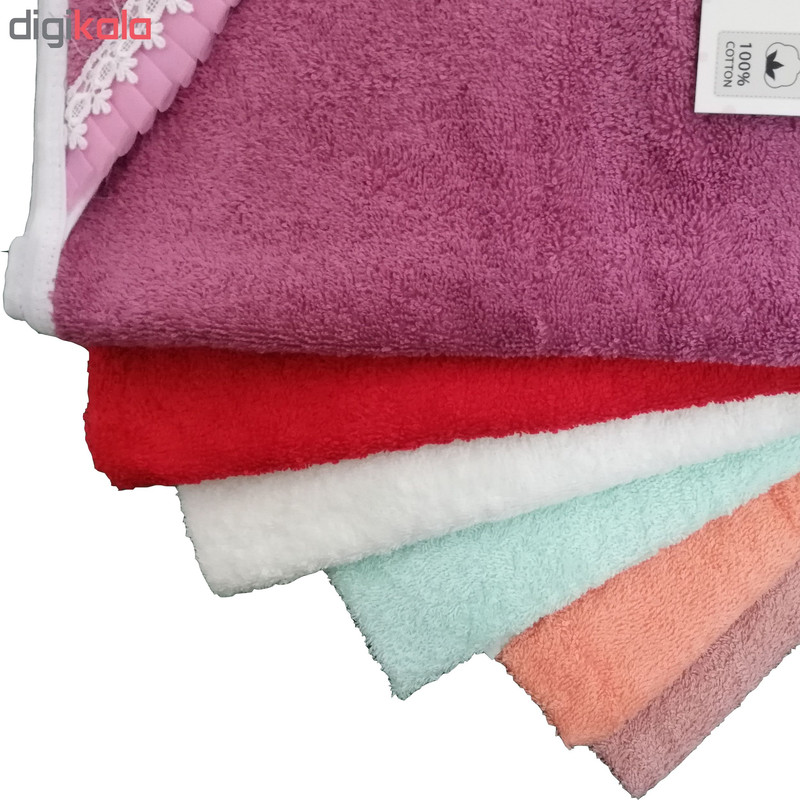 حوله دورپیچ کودک زمرد حریر مدل baby-02