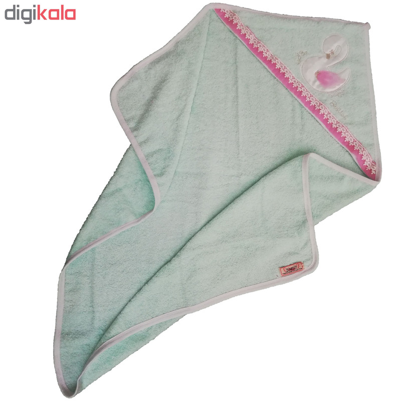 حوله دورپیچ کودک زمرد حریر مدل baby-02