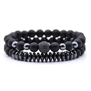 دستبند مردانه مدل دانلی کد S11 مجموعه دو عددی سایز M