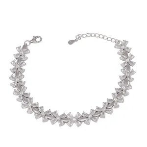 دستبند نقره زنانه کد 2033