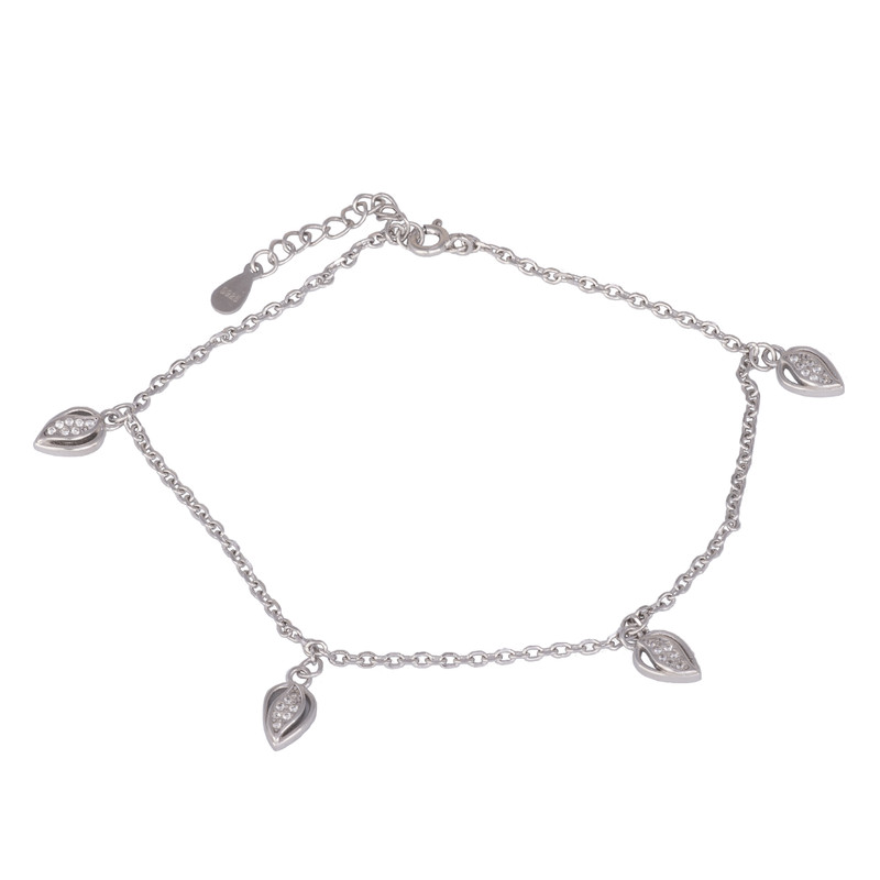 پابند نقره زنانه کد 2035