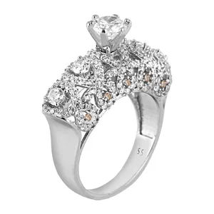 انگشتر نقره زنانه مد و کلاس کد 1000521