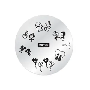 شابلون طراحی ناخن کناد کد m92
