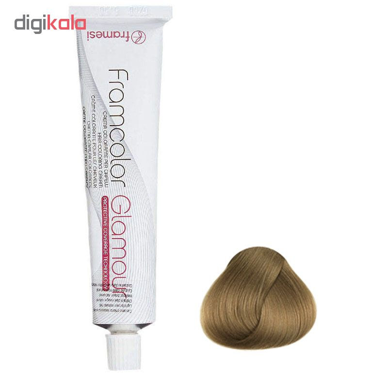 رنگ مو فرامسی مدل glamour شماره 8.36 حجم 100 میلی لیتر رنگ بلوند روشن ماسه ای رنگ مو فرامسی مدل glamour شماره 8.36 حجم 100 میلی لیتر رنگ بلوند روشن ماسه ای