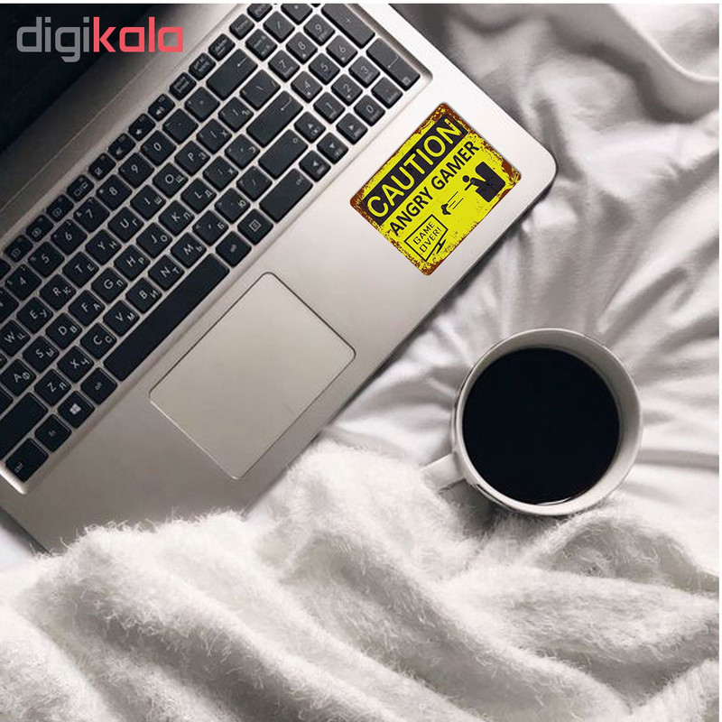 استیکر لپ تاپ طرح گیمر عصبانی کد 81