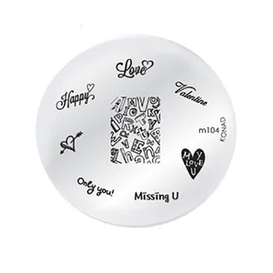 شابلون طراحی ناخن کناد کد m104