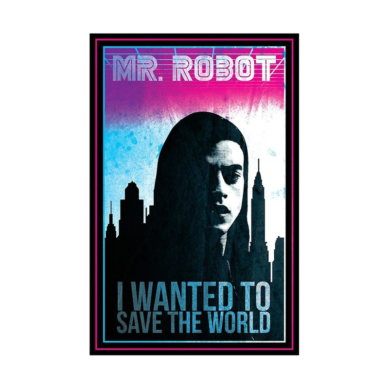  استیکر لپ تاپ طرح mr robot کد 88