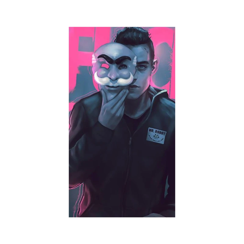استیکر لپ تاپ طرح mr robot کد 89