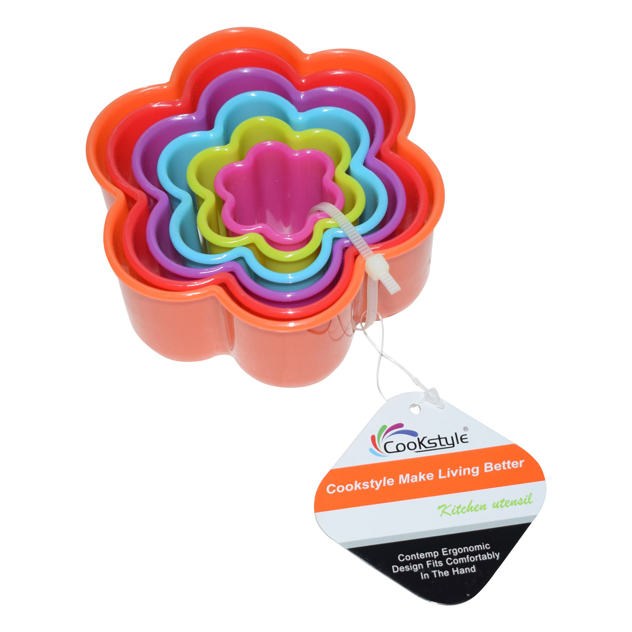 قالب شیرینی کوک استایل مدل Flower مجموعه 6 عددی 