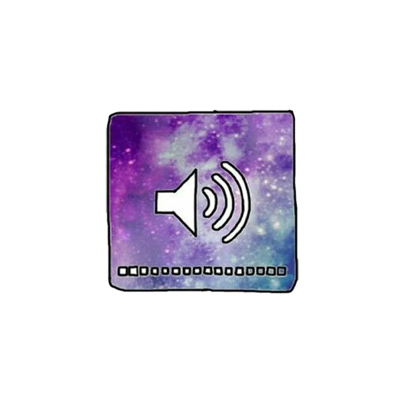  استیکر لپ تاپ طرح صدای کهکشانی کد 95