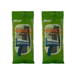 خود تراش سیلور مدل Normal 2 Sensitive مجموعه 2 عددی