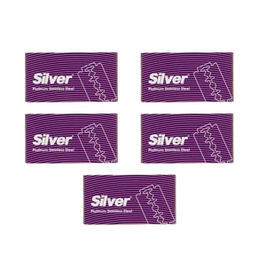 تیغ یدک سیلور مدل Double Edge مجموعه 5 عددی