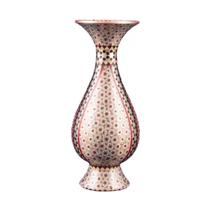 گلدان مسی خاتم کاری کروبی مدل 16