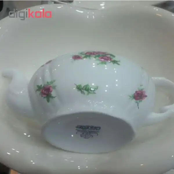 قوری چینی زرین ایران مدل-bidgol-4tark-s درجه عالی