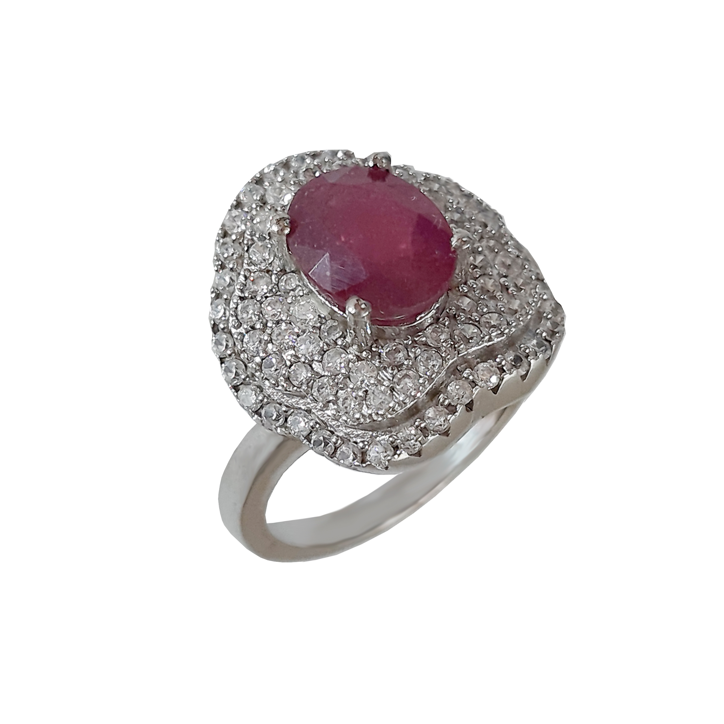 انگشتر نقره زنانه  کد 2051