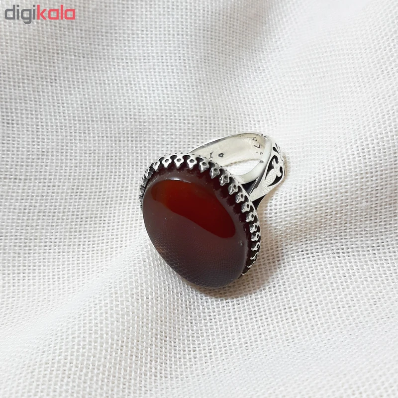 عکس شماره 2 : انگشتر نقره مردانه کد 2066