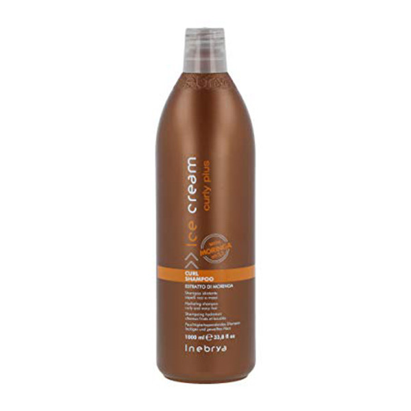 شامپو مو آیس کریم مدل curly plus حجم 1000 میلی لیتر