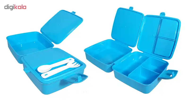 ظرف غذا 3 تکه کودک هوبی لایف مدل دندان