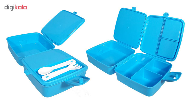 ظرف غذا 3 تکه کودک هوبی لایف مدل دندان