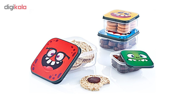 ظرف نگهدارنده هوبی لایف مدل Fun Box مجموعه 4 عددی 3 در وبزینر ظرف نگهدارنده هوبی لایف مدل Fun Box مجموعه 4 عددی