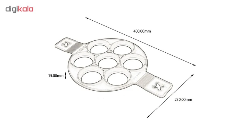 عکس شماره 7 : قالب پنکیک مدل h109