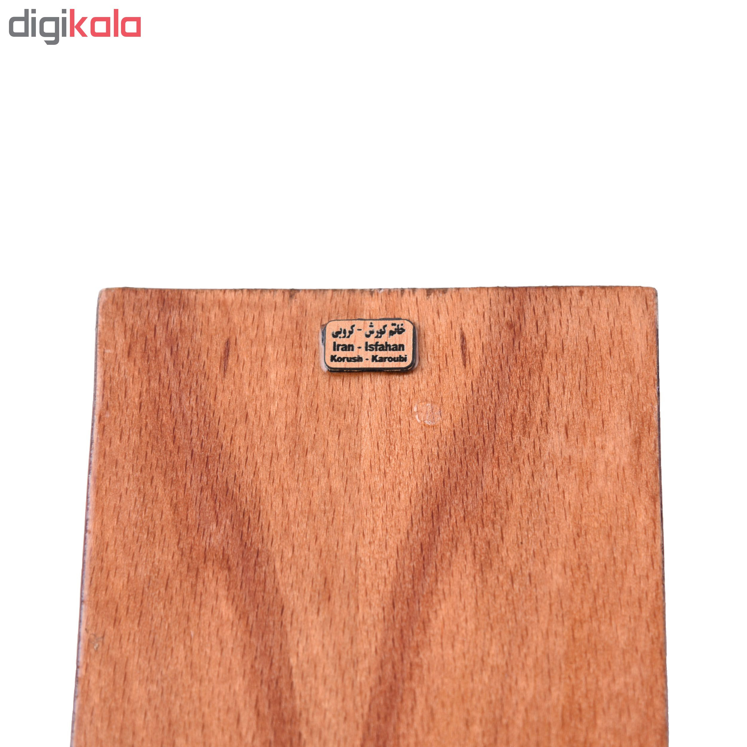 جای کاغذ یاداشت خاتم کاری کروبی مدل k29 کد 1