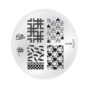 شابلون طراحی ناخن کناد کد m106