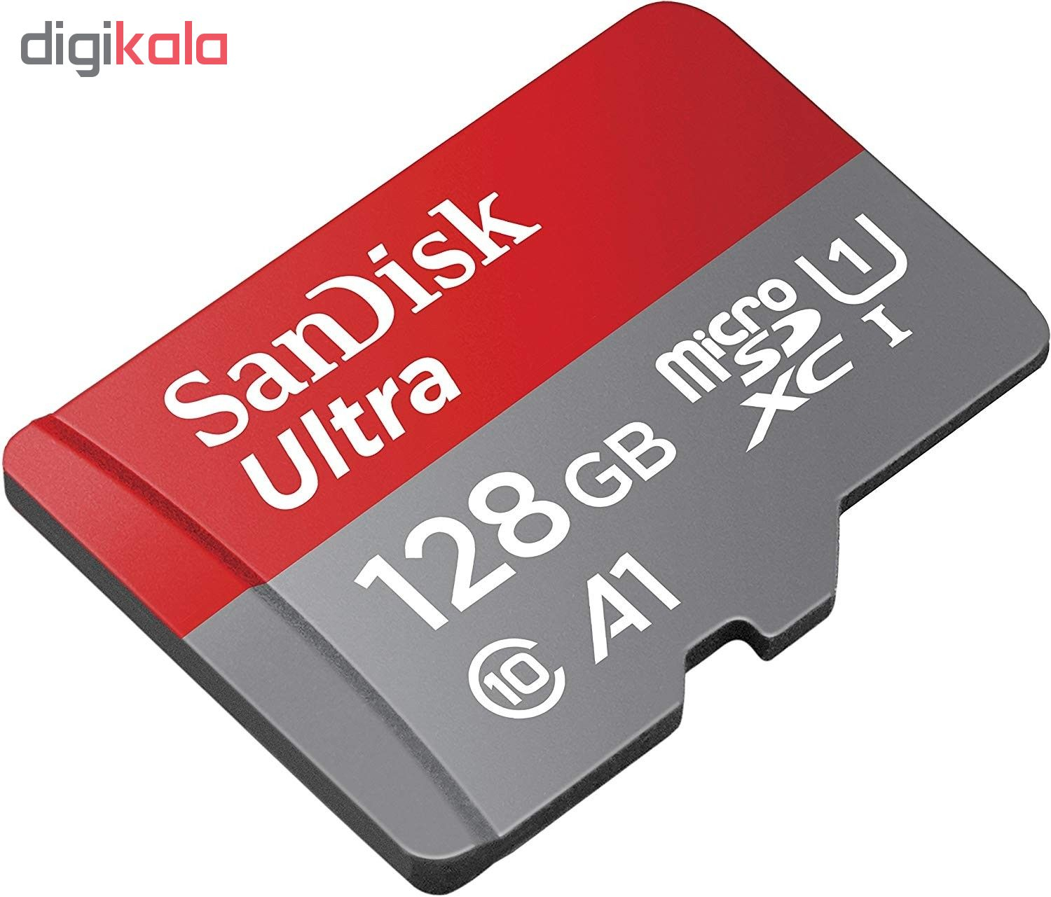 کارت حافظه‌ microSDHC سن دیسک مدل A1 کلاس 10 استاندارد UHS-I سرعت 100MBps ظرفیت 128 گیگابایت