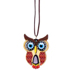 گردنبند دخترانه طرح جغد کد 01