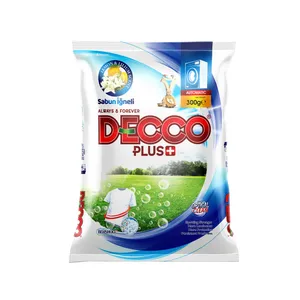 پودر ماشین لباسشویی دکو پلاس + مدل  optical clean وزن 300 گرم