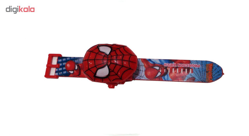 ساعت مچی دیجیتال پسرانه طرح مرد عنکبوتی کد T6-0