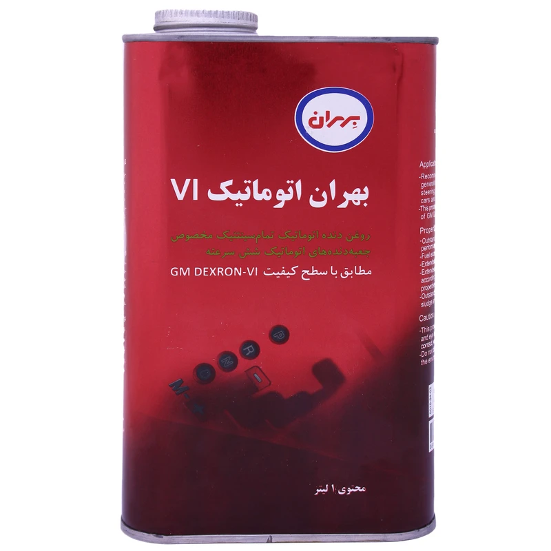 روغن گیربکس خودرو بهران  مدل VI کد 012 حجم 1000 میلی لیتر