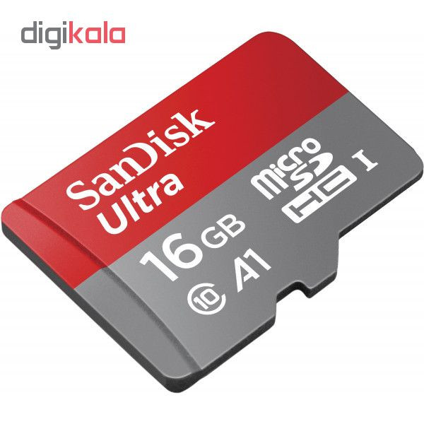 کارت حافظه‌ microSDHC سن دیسک مدل A1 کلاس 10 استاندارد UHS-I سرعت 98MBps ظرفیت 16 گیگابایت