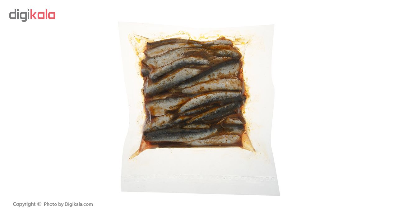 ماهی کیلکا مرینت منجمد با سس هالوپینو کیان ماهی خزر مقدار 350 گرم