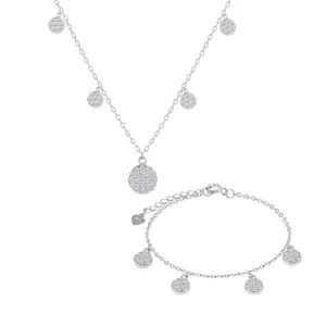 نیم ست نقره زنانه اقلیمه کد NN413