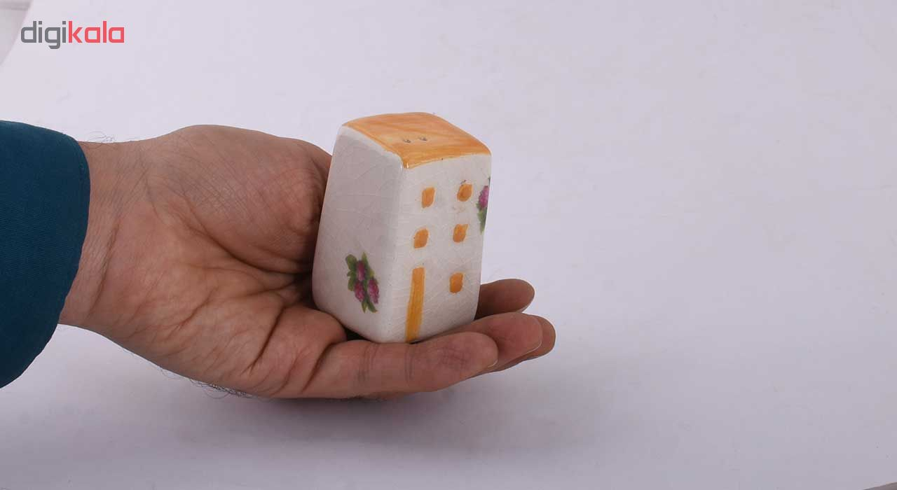 نمکدان سفالی طرح آپارتمان کد 05-38