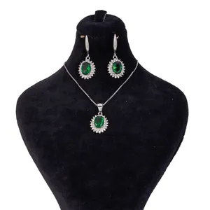 نیم ست نقره زنانه کد 2048